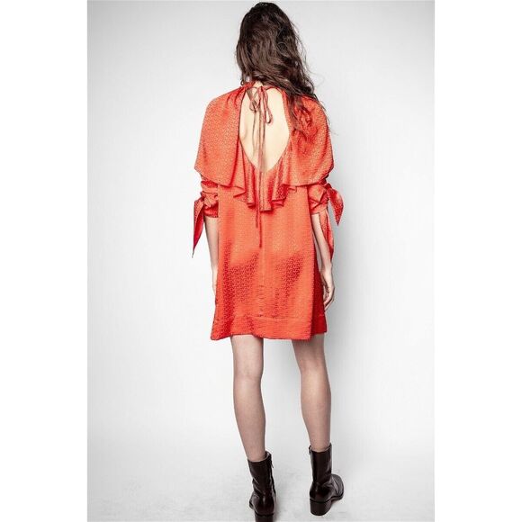 NWT ZADIG & VOLTAIRE ZV Nico Jacquard Dress Size Small - Picture 6 of 11